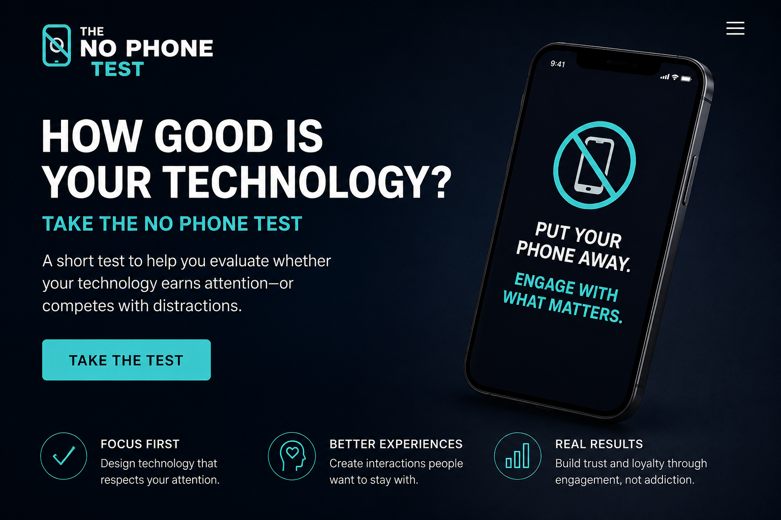 The No Phone Test